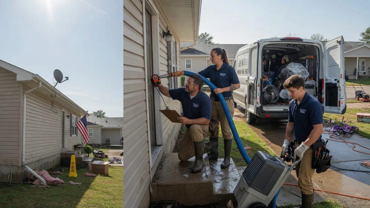 Ceiling Water Damage Restoration in Eureka, MO near me